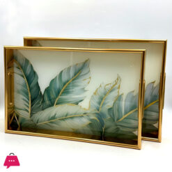 Rectangle Wooden Acrylic Tray In Different Designs Serving Tray