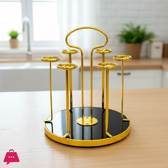 Rotating Glass Holder Countertop Space Saving 2 Rotating Glass Holder Countertop Space Saving