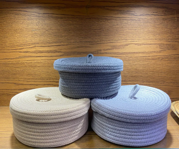 Roti Storage Woven Basket With Lid