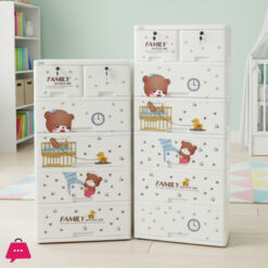 Sonati Cute Bear Wardrobe Drawer (4+2)