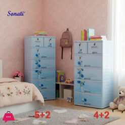 Sonati Floral Flower Wardrobe Drawer (5+2)