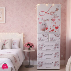 Sonati Love At First Sight Drawer – Toy Almari Hanging Portion Cupboard Decorative Style – Almari Cabinet Portable With Drawer