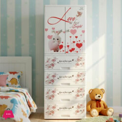 Sonati Wardrobe Multipurpose Staorage Drawer - 4 + Hanging