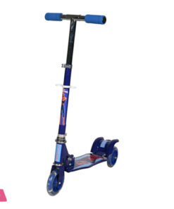 Spiderman Metal Scooty 3 Wheel With Light - Image 2
