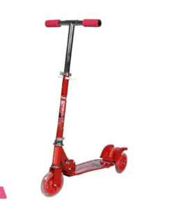 Spiderman Metal Scooty 3 Wheel with Light