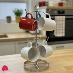 Stainless Steel Rotating Cup Mug Holder