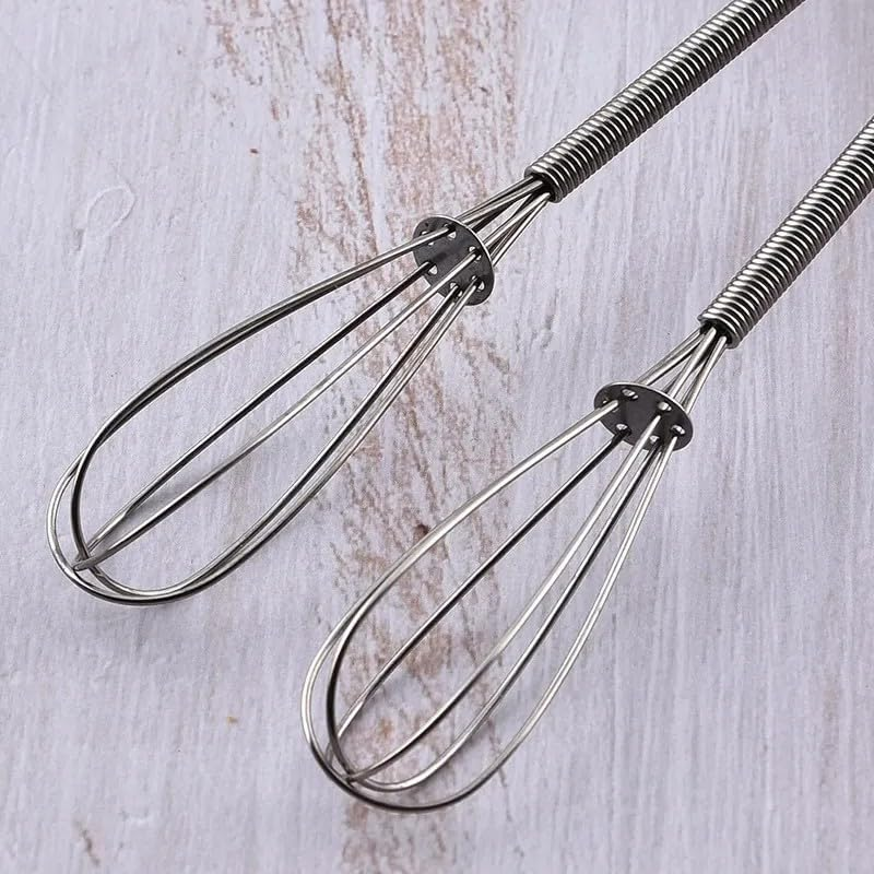 Stainless Steel Wire Egg Beater For Whisking Beating Mixing Ingredients Mixing Sauces - 1 Piece