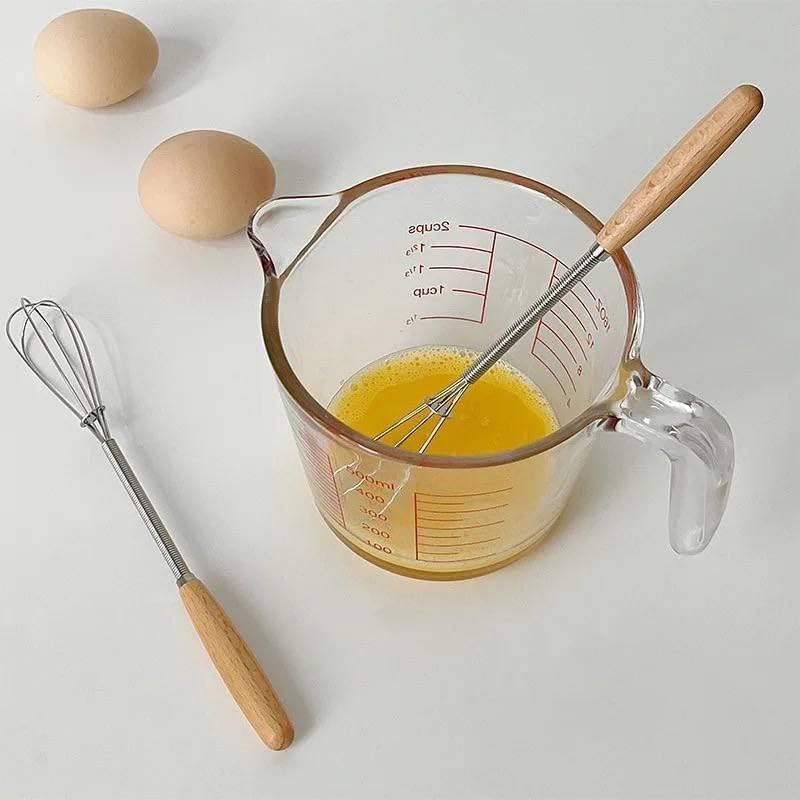 Stainless Steel Wire Egg Beater For Whisking Beating Mixing Ingredients Mixing Sauces - 1 Piece