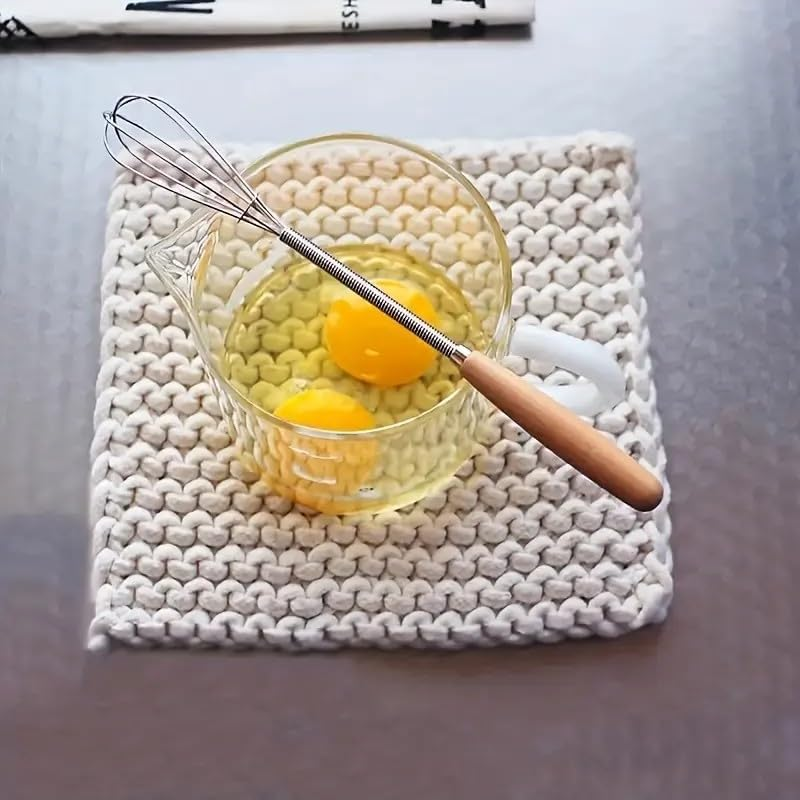 Stainless Steel Wire Egg Beater For Whisking Beating Mixing Ingredients Mixing Sauces - 1 Piece