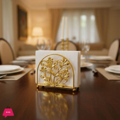 Table Napkin Holder Hollow Carved Luxury Tissue Holder