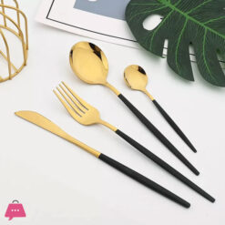 18/10 Stainless Steel Matte Flatware Cutlery Set Of 4 Pieces 14 18/10 Stainless Steel Matte Flatware Cutlery Set Of 4 Pieces