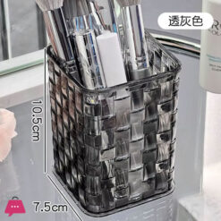 1Pc Clear Acrylic Desk Organizer Pen Holder