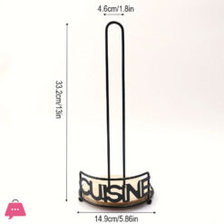 1Pc European-Style Vertical Metal Tissue Holder Iron Paper Roll Rack