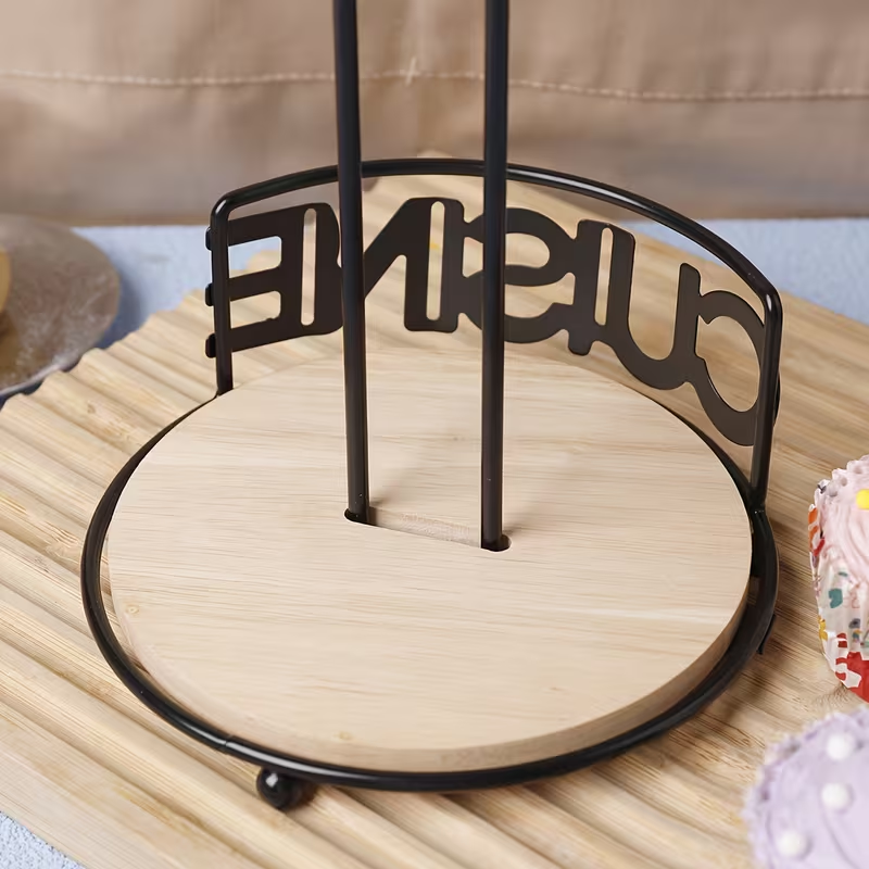 1Pc European-Style Vertical Metal Tissue Holder Iron Paper Roll Rack