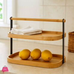 2-Tier Bamboo Dessert Stand Stylish And Durable Bamboo Multi-Use Shelf 7 2-Tier Bamboo Dessert Stand Stylish And Durable Bamboo Multi-Use Shelf