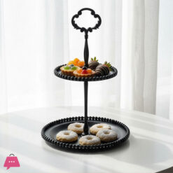 2 Tier Dessert Sweet Serving Stand