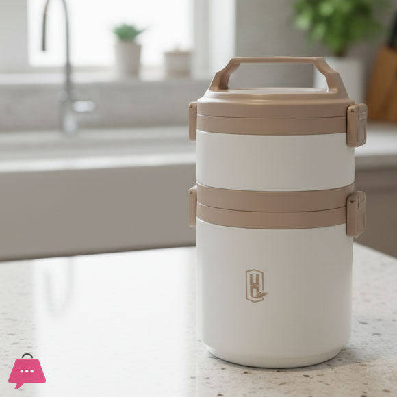304 Stainless Steel Insulated Lunch Box 1.8L