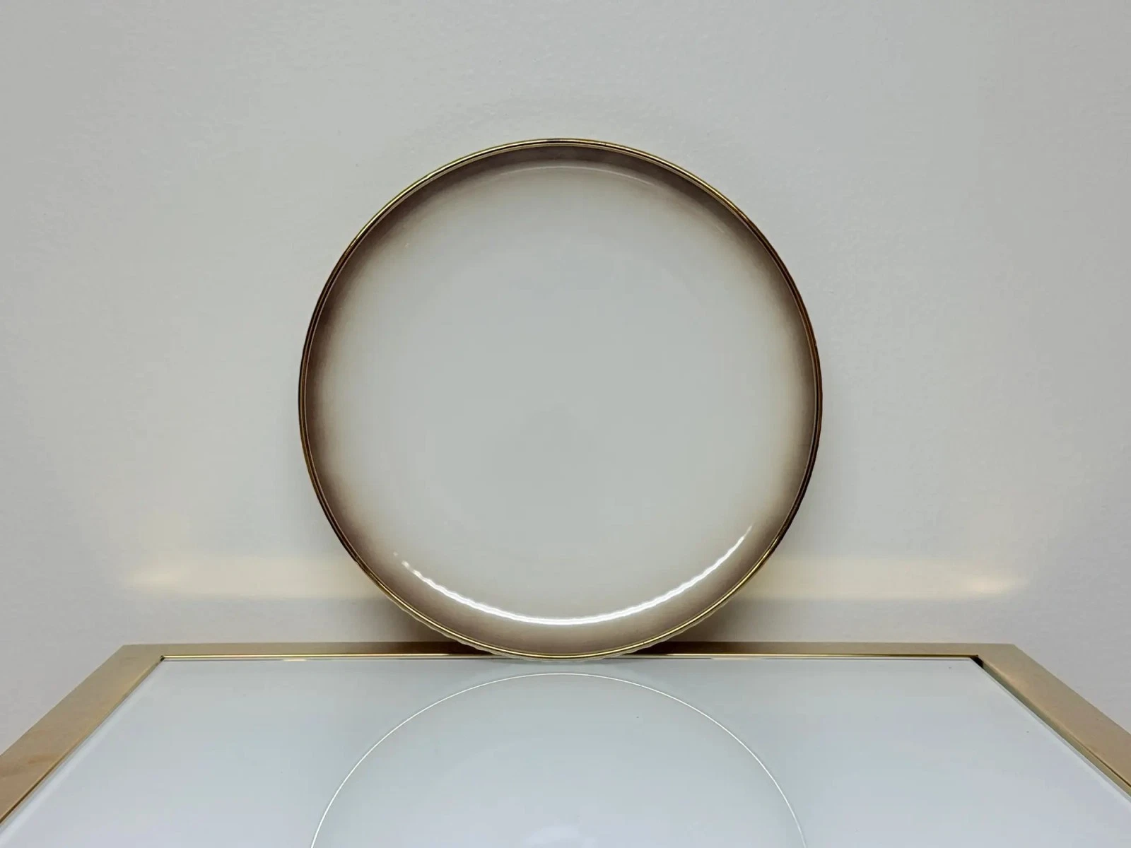 32-Piece Gradient Ceramic Dinnerware Set With Gold Trim