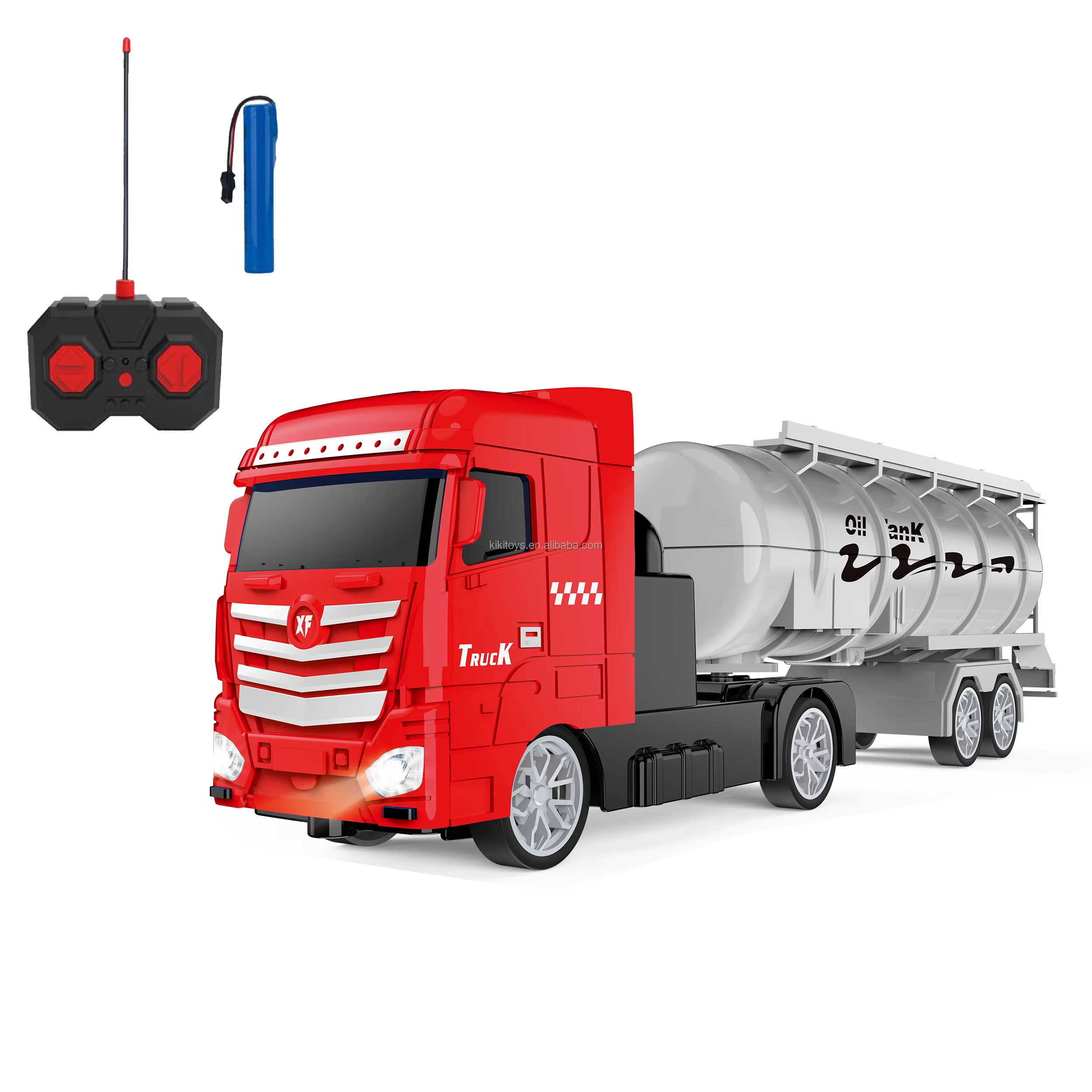 4Wd Remote Control Oil Truck Toy With Light Rc Petrol Truck Toy For Kid 8 4Wd Remote Control Oil Truck Toy With Light Rc Petrol Truck Toy For Kid