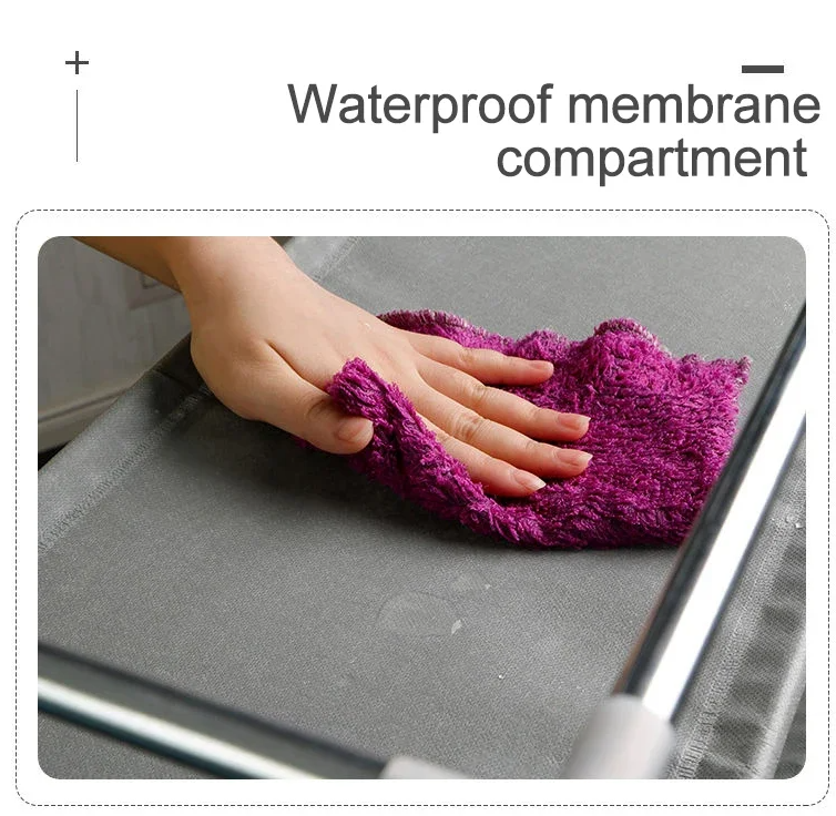 7 Layer Wardrobe Zipper Cover Shoe Rack