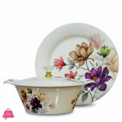 72-Piece Melamine Dinner Set For 8 Persons