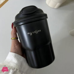 Cute Korean Coffee Cup Thermos With Straw Tumbler 450Ml 14 Cute Korean Coffee Cup Thermos With Straw Tumbler 450Ml