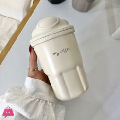 Cute Korean Coffee Cup Thermos With Straw Tumbler 450Ml 15 Cute Korean Coffee Cup Thermos With Straw Tumbler 450Ml