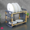 Aluminum Dish Drainer Rack 2-Floor