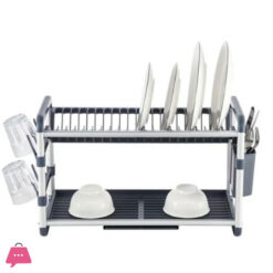 Aluminum Dish Drainer Rack 2-Floor
