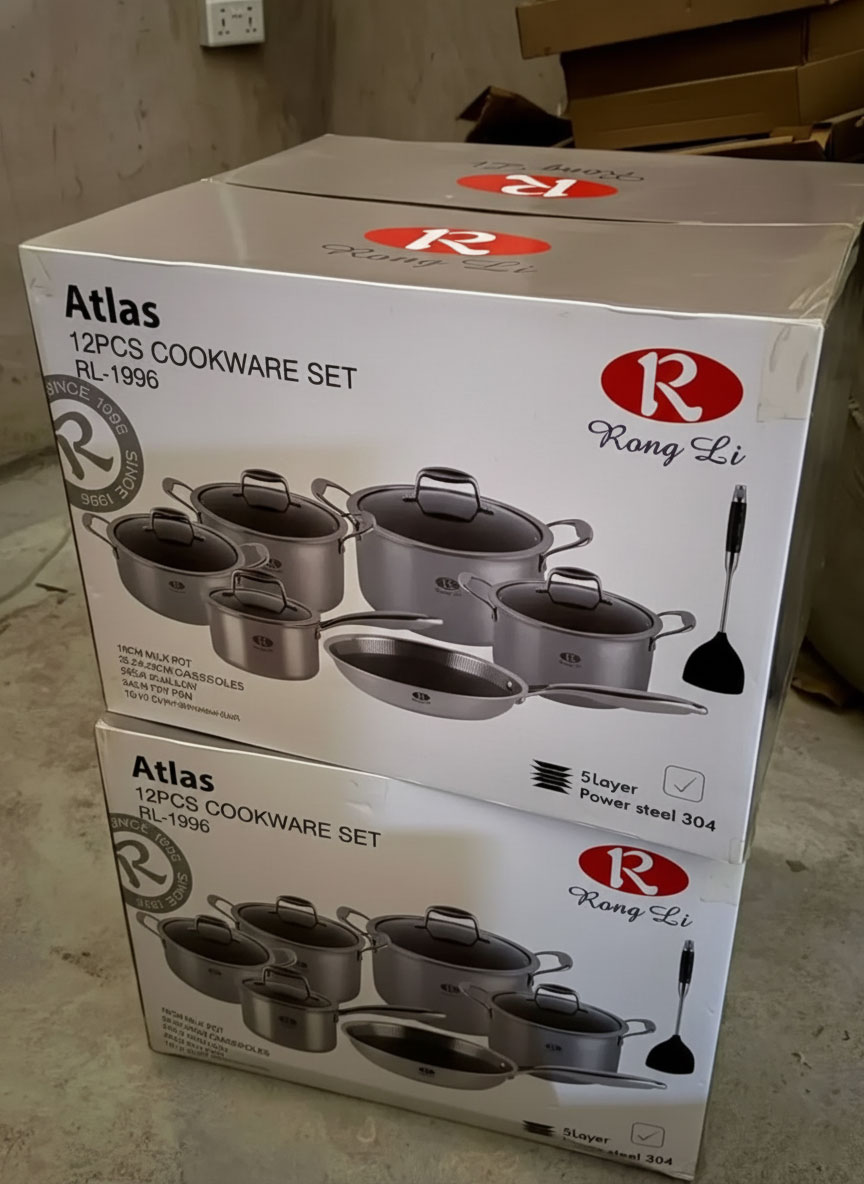 Atlas Premium Laser Coating Honeycomb High Grade 316 Pure Stainless 12Pcs