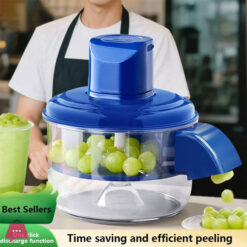 Automatic Electric Fruit Vegetable Peeler Machine For Home Kitchen Commercial Use Rechargeable Portable Grape Tomato Peeler Tool