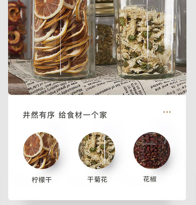 Bailu Leide Storage Jar 4-Piece Set 20 Bailu Leide Storage Jar 4-Piece Set