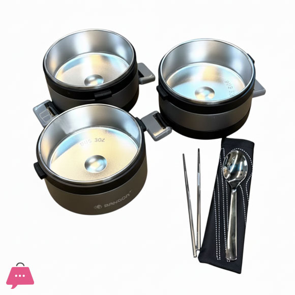 Bangda Insulated Lunch Boxes 1600Ml Perfect For Office 5 Bangda Insulated Lunch Boxes 1600Ml Perfect For Office - Image 3