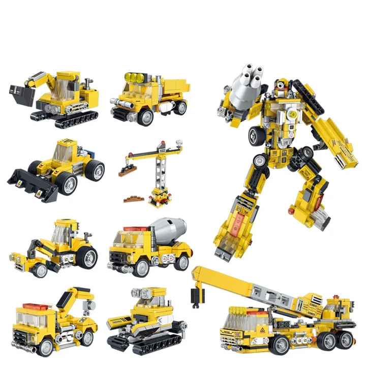 Transformers 8 In 2 Engineering Corps Deformation Robot Building Blocks 12 Transformers 8 In 2 Engineering Corps Deformation Robot Building Blocks