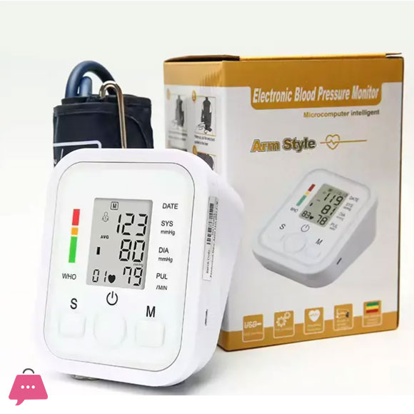 Digital Blood Pressure Monitor – Fully Automatic Upper Arm Bp Machine With Heart Rate Monitor &Amp; Voice Function, Portable Design 3 Digital Blood Pressure Monitor – Fully Automatic Upper Arm Bp Machine With Heart Rate Monitor &Amp; Voice Function, Portable Design
