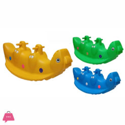 Double Seat Plastic Kids Seesaw