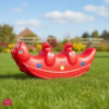 Double Seat Plastic Kids Seesaw