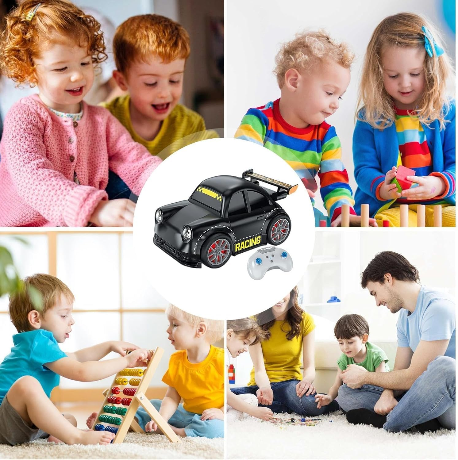 Drifting Rc Car For Kids 2.4Ghz Remote Control Racing Car With Lights, Sound Effects, Follow &Amp; Escape Modes 7 Drifting Rc Car For Kids 2.4Ghz Remote Control Racing Car With Lights, Sound Effects, Follow &Amp; Escape Modes