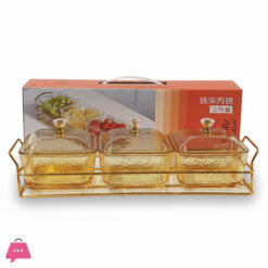 Dry Fruits Tray Food Storage Organizer Food Storage Box Divided Serving Container