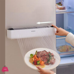 ECOCO Kitchen Disposable Plastic Wrap Foil Cling Film Wrap Dispenser