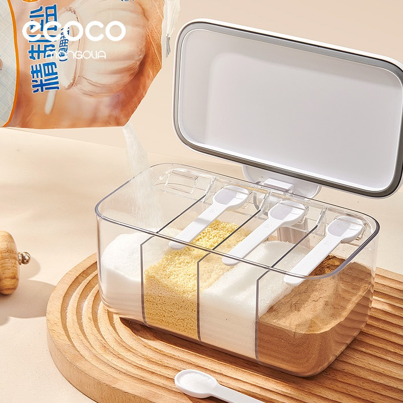 Ecoco Spice Jar 4 In 1 Spice Organizer