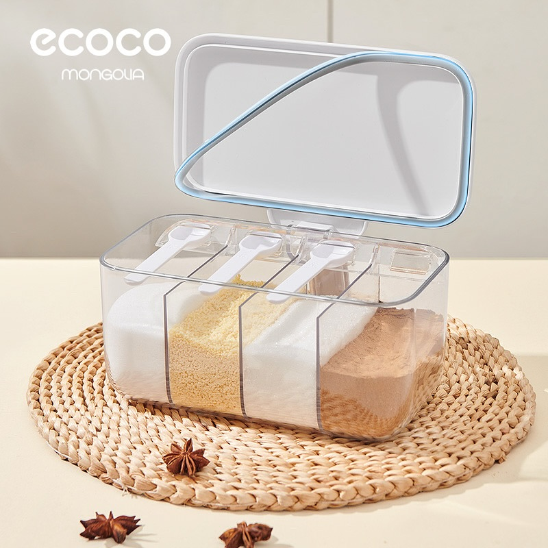 Ecoco Spice Jar 4 In 1 Spice Organizer 4 Ecoco Spice Jar 4 In 1 Spice Organizer