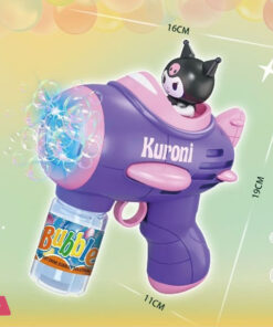 Electric Bubble Gun Toy With Soft Lighting Kuromi , Bluey , Stitch - Image 4