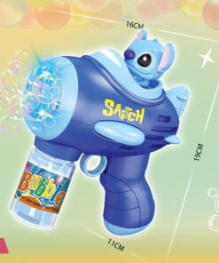 Electric Bubble Gun Toy With Soft Lighting Kuromi , Bluey , Stitch - Image 5