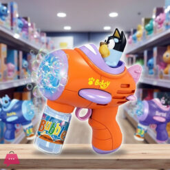 Electric Bubble Gun Toy with Soft Lighting kuromi , Bluey , Stitch