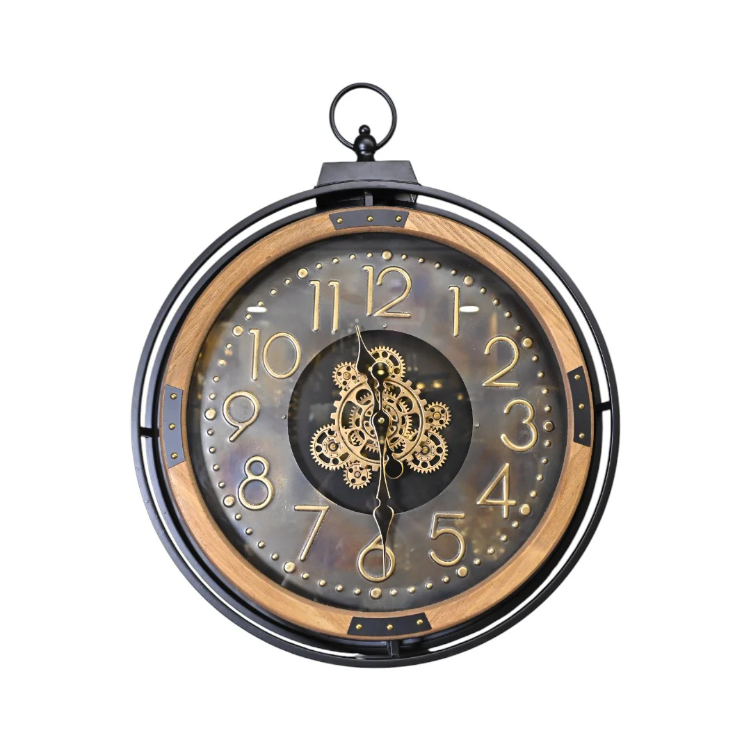 European Metal Gear Round Wall Clock - 28Inch 10 European Metal Gear Round Wall Clock - 28Inch