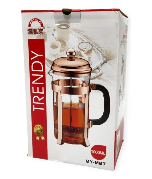French Press Coffee Tea Maker 1Liter