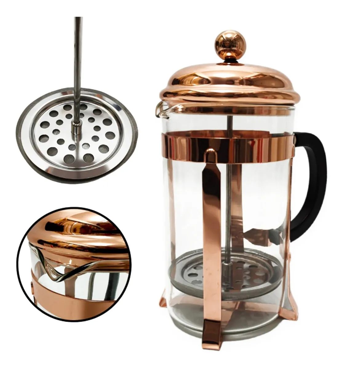 French Press Coffee Tea Maker 1Liter