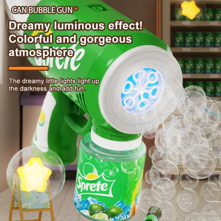 Fully Automatic Electric Soda Can Bubble Gun