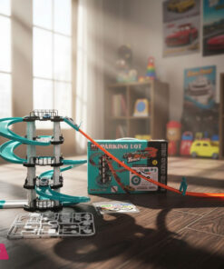 High Speed ​​Slide Parking Lot Track Toy 74-Pcs